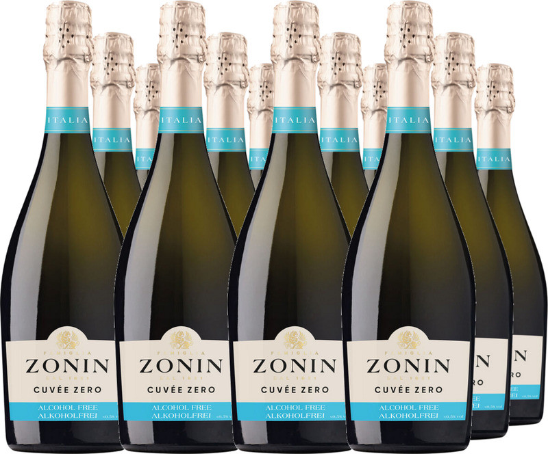 12er Vorteilspaket Zonin Vino Cuveé Zero