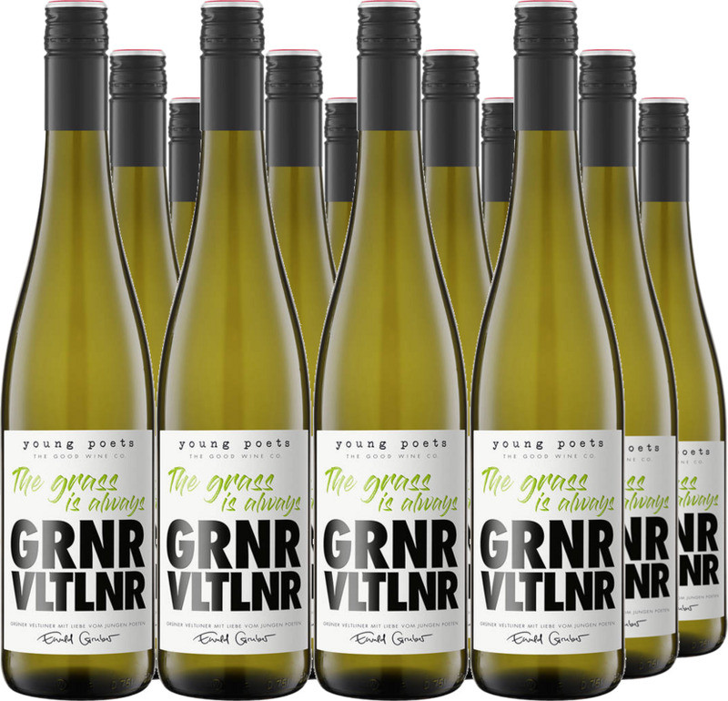12er Vorteilspaket The grass is always Grüner Veltliner trocken