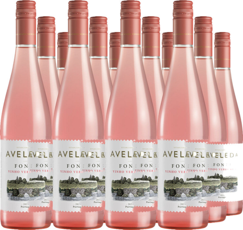 12er Vorteilspaket Aveleda Fonte Vinho Verde DOC Rosé