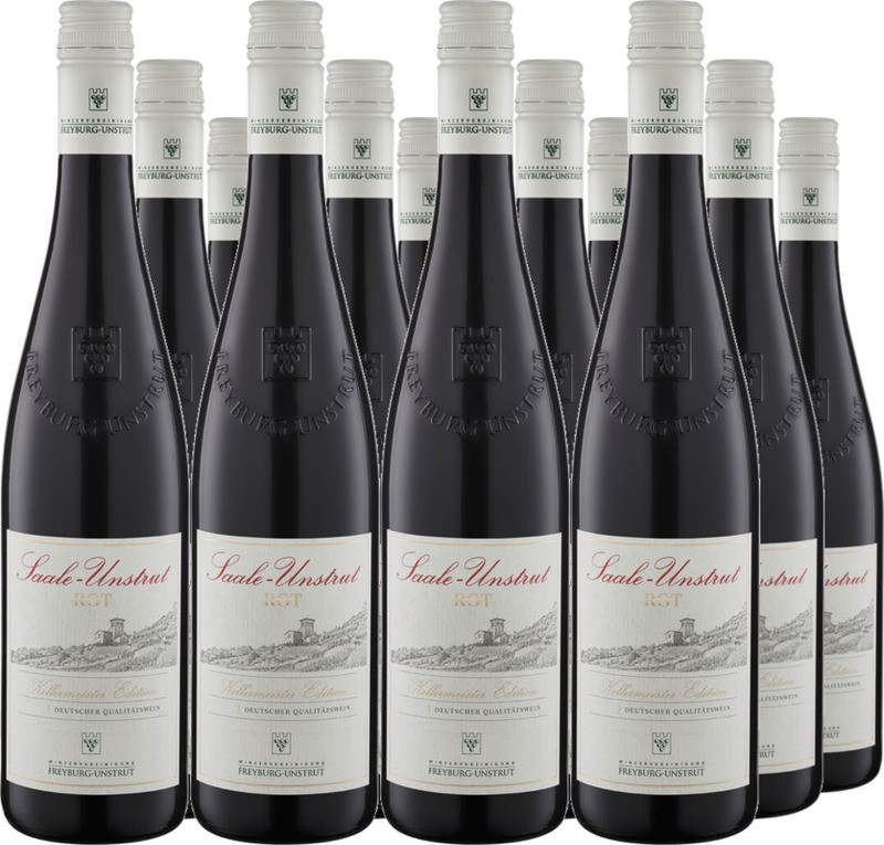 12er Vorteilspaket Saale-Unstrut Rot Kellermeister Edition