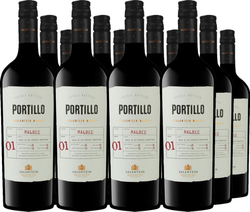12er Vorteilspaket Bodegas Salentein Portillo Malbec