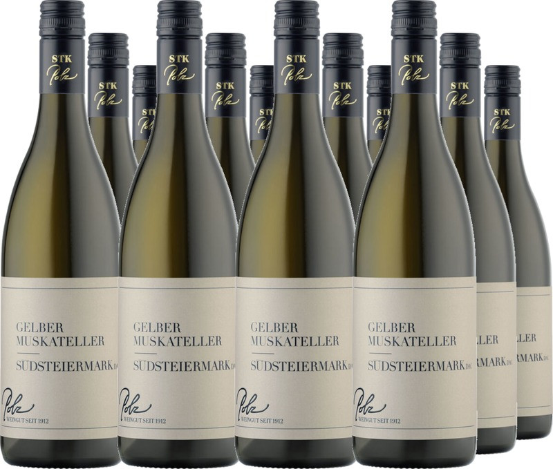12er Vorteilspaket Weingut Erich & Walter Polz Südst. DAC Gelber Muskateller
