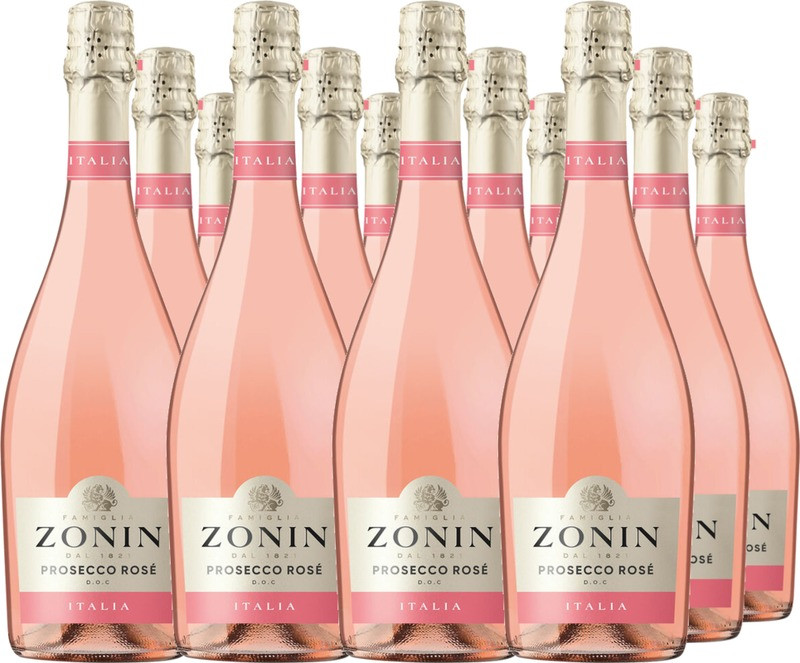 12er Vorteilspaket Spumante DOC Extra Dry Millesimato Rose