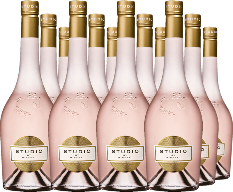 12er Vorteilspaket STUDIO by Miraval Rosé Méditerranée IGP