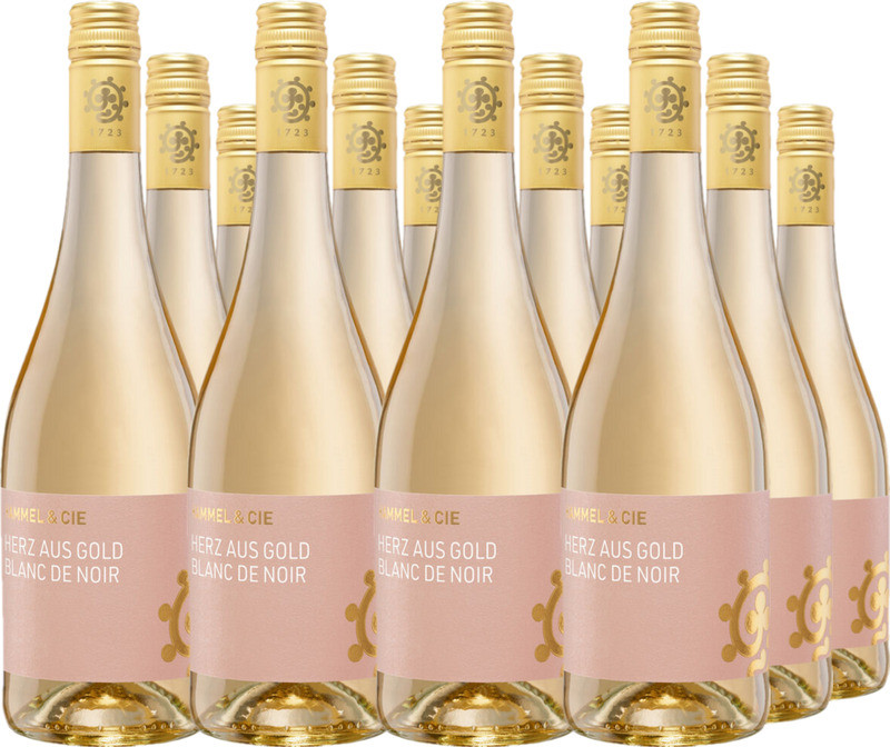 12er Vorteilspaket Herz aus Gold Blanc de Noirs