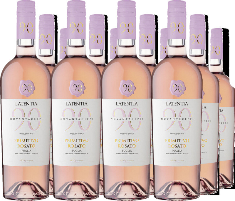 12er Vorteilspaket Primitivo Rosato Puglia IGT