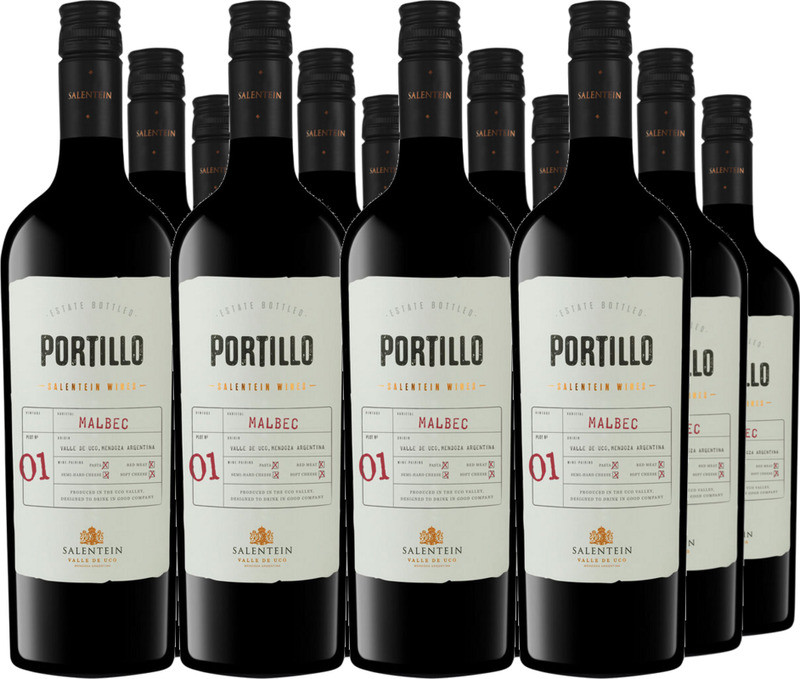 12er Vorteilspaket Bodegas Salentein Portillo Malbec