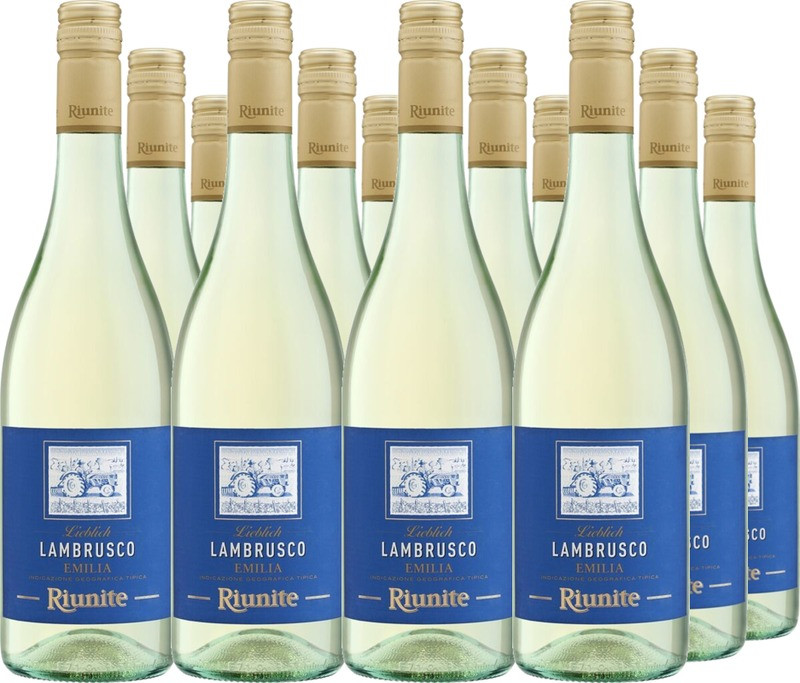 12er Vorteilspaket Lambrusco Emilia Bianco IGT
