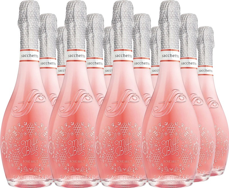 12er Vorteilspaket Mille Bolle Spumante Brut Rosé