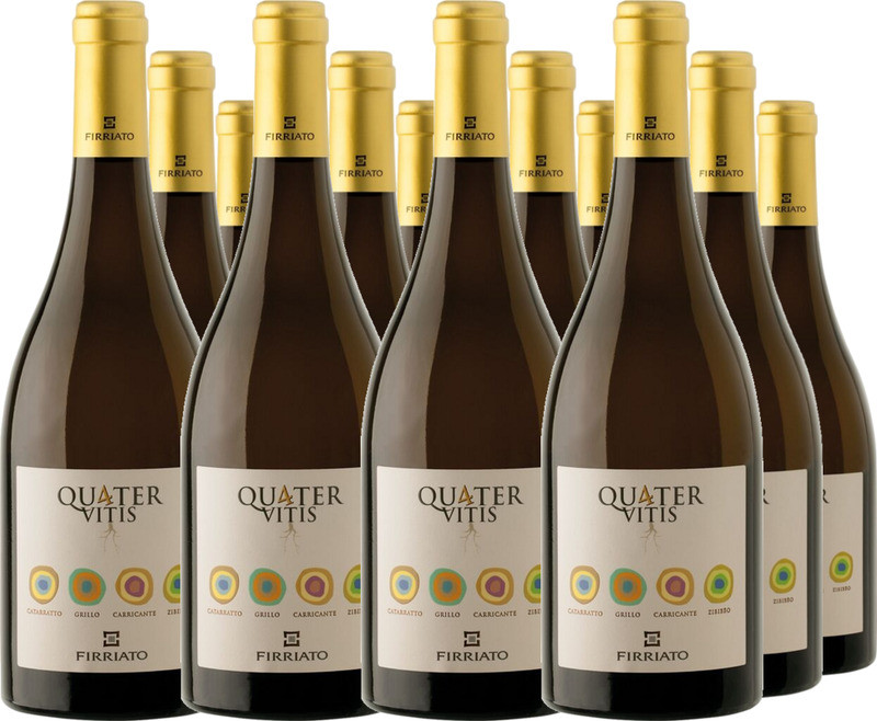 12er Vorteilspaket Quater Bianco Terre Siciliane IGT