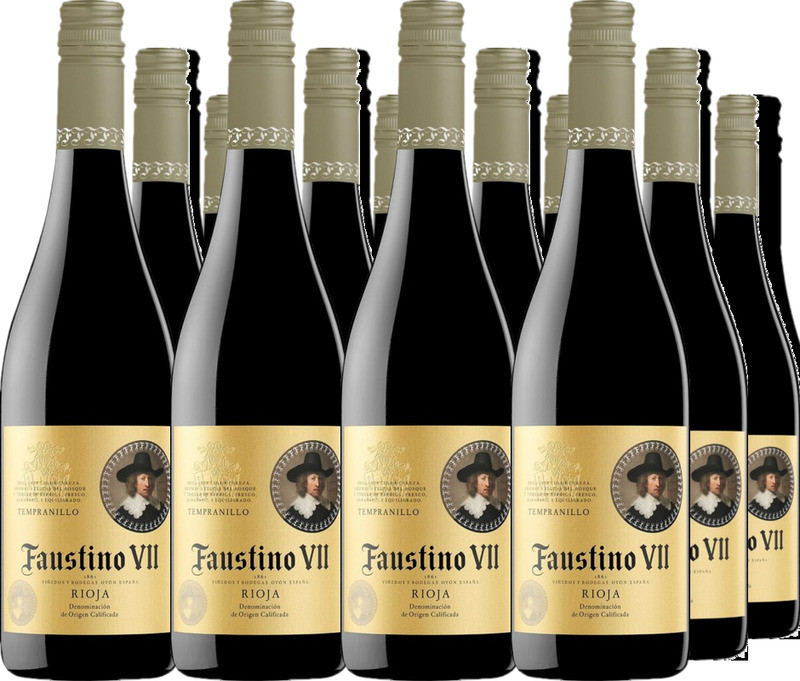 12er Vorteilspaket Faustino VII Tinto