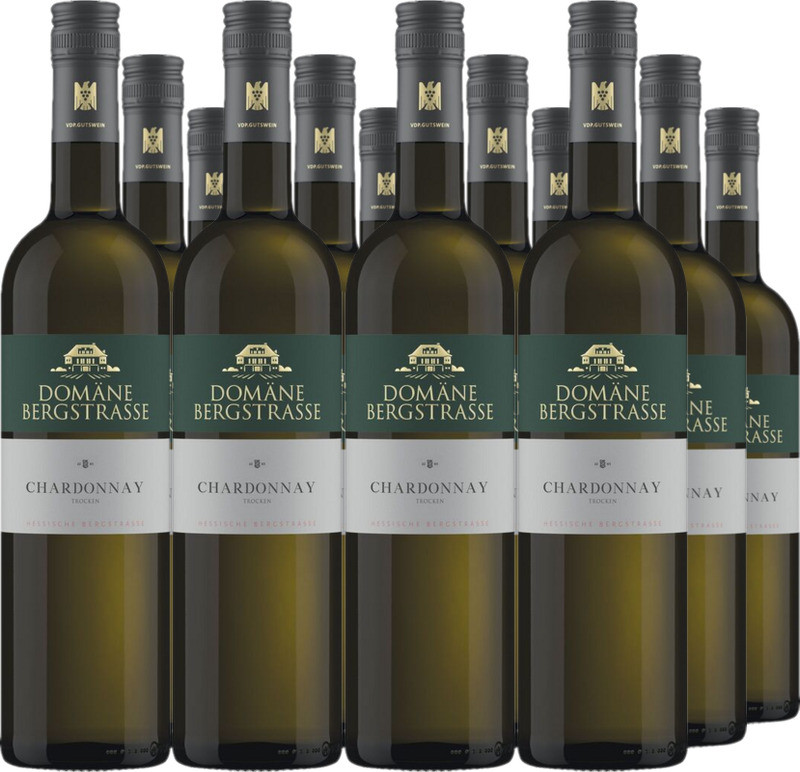12er Vorteilspaket Domäne Bergstraße Chardonnay