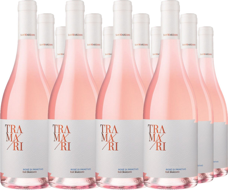 12er Vorteilspaket Tramari Rosé di Primitivo