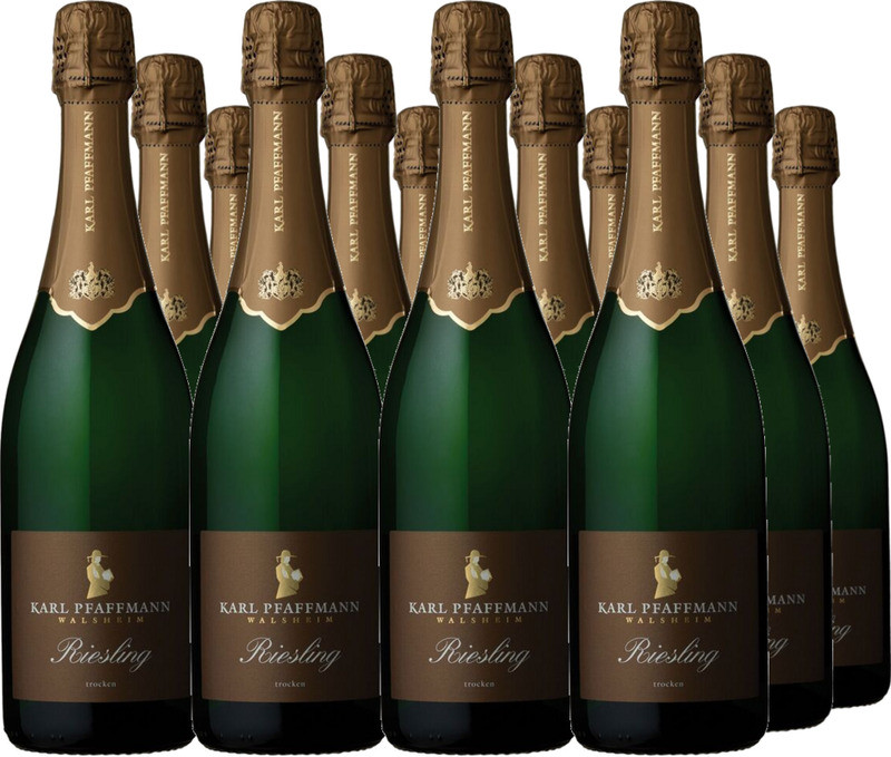 12er Vorteilspaket Riesling Sekt trocken