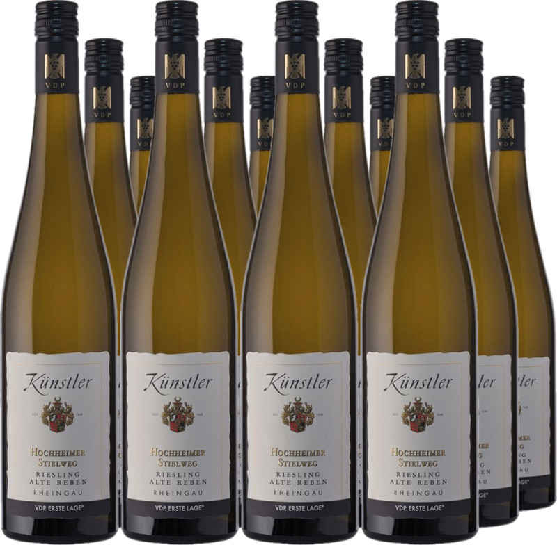 12er Vorteilspaket Hochheim Stielweg Riesling QbA trocken Alte Reben