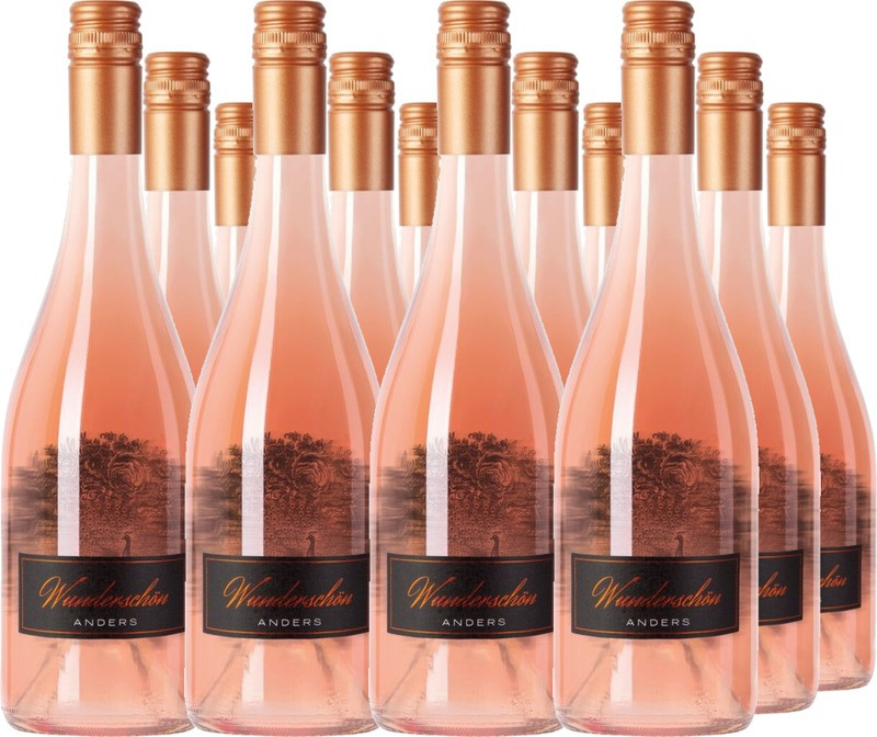 12er Vorteilspaket Wunderschön Anders Rosé QbA trocken