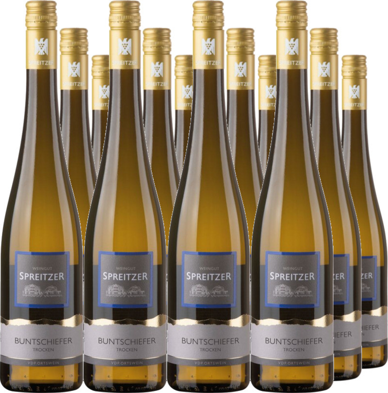 12er Vorteilspaket Spreitzer Riesling Hallgartener Buntschiefer trocken