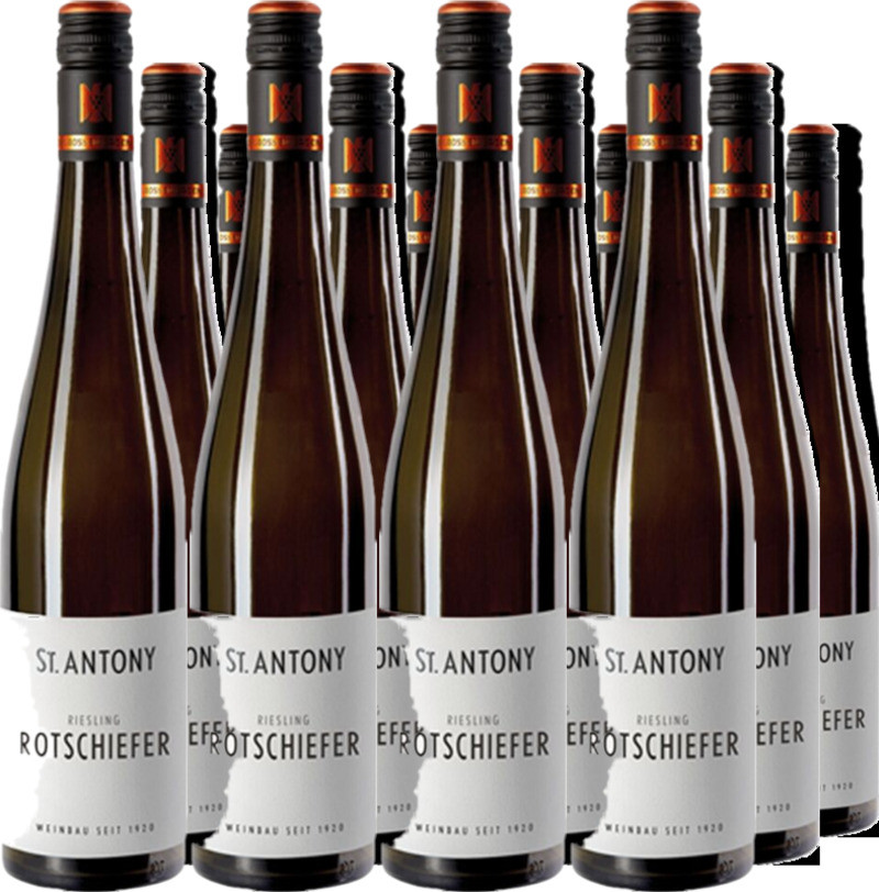 12er Vorteilspaket Riesling QbA trocken vom Rotschiefer