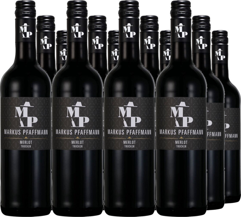 12er Vorteilspaket Merlot QbA trocken M.P.