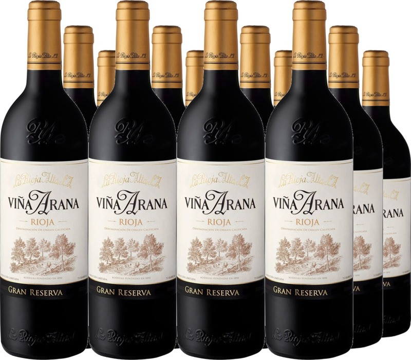 12er Vorteilspaket La Rioja Alta Vina Arana Gran Reserva