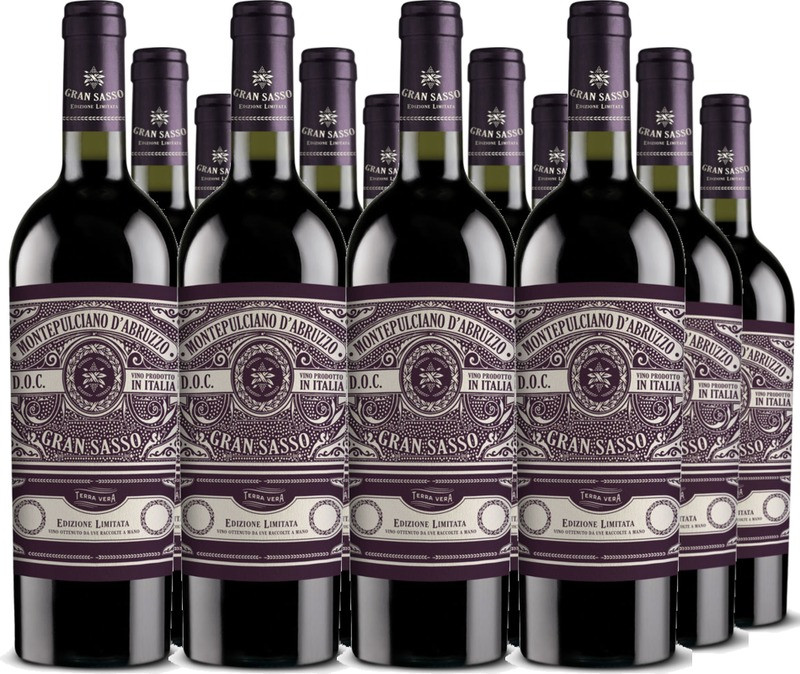 12er Vorteilspaket GRAN SASSO Montepulciano d'Abruzzo DOC Farnese