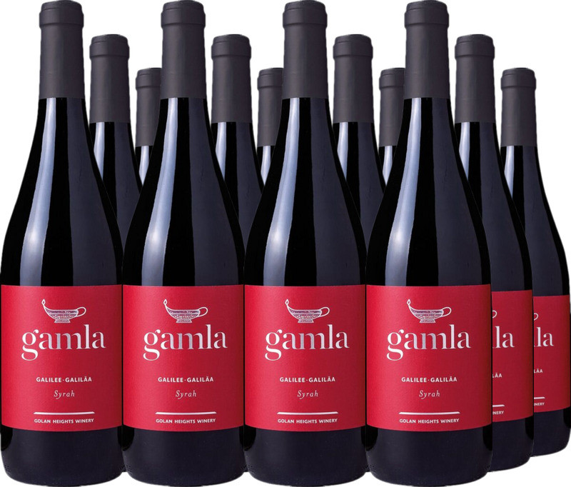 12er Vorteilspaket Gamla Syrah Galilee-Galiläa