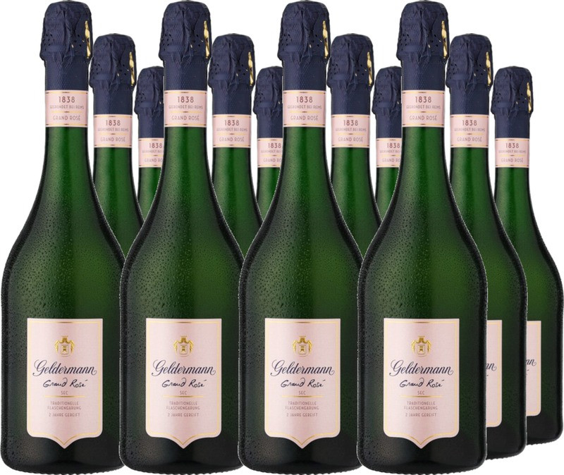 12er Vorteilspaket Geldermann Grand Rosé