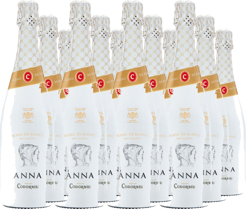 12er Vorteilspaket Anna Blanc de Blancs Brut Reserva Cava DO
