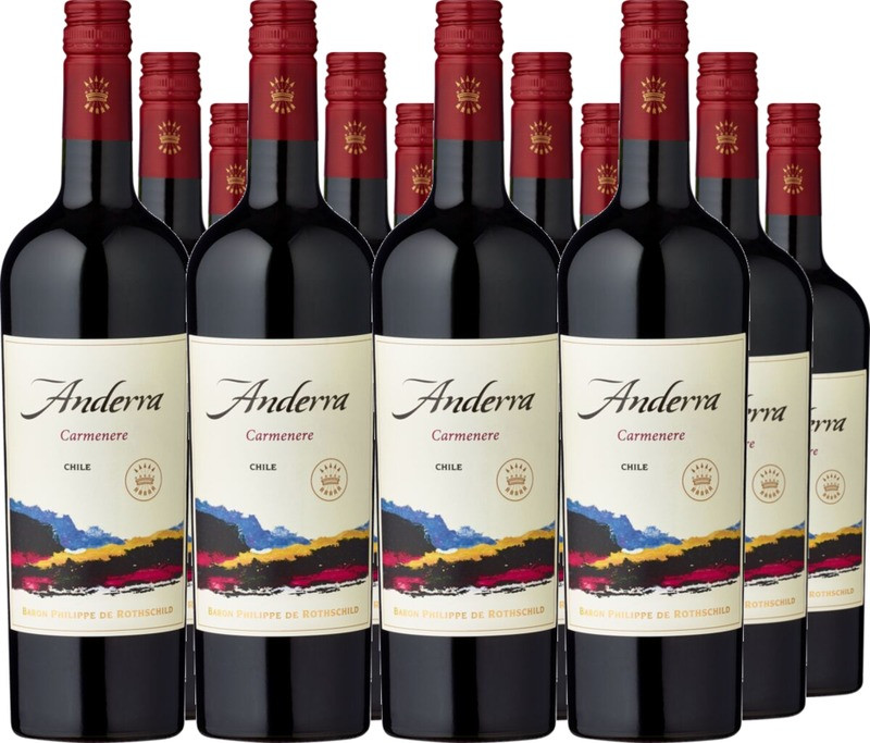 12er Vorteilspaket Anderra Carmenère Valle Central