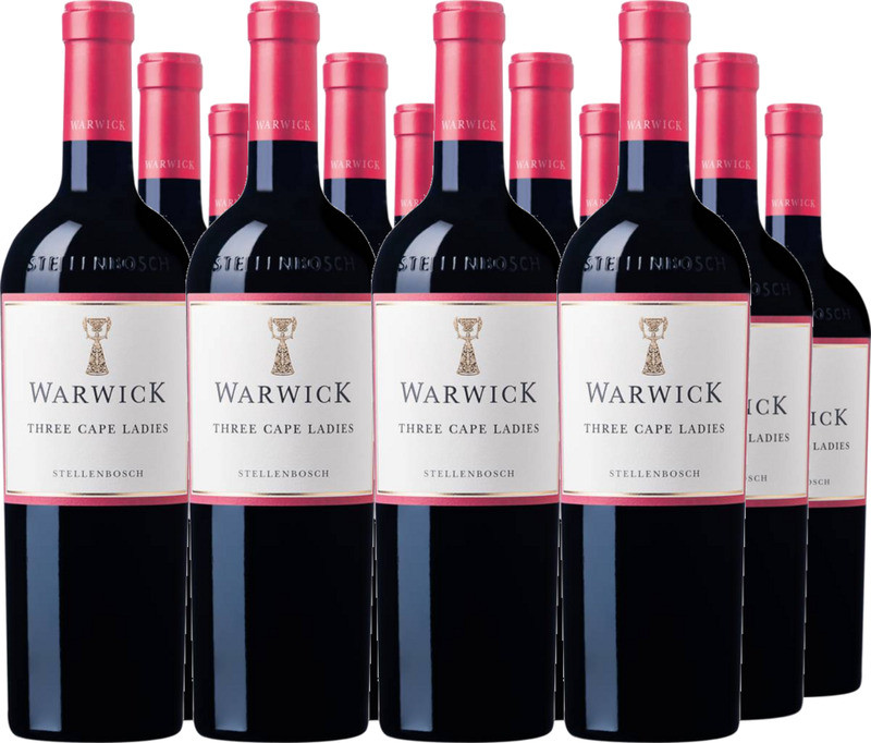 12er Vorteilspaket Warwick Estate 'Three Cape Ladies' Stellenbosch