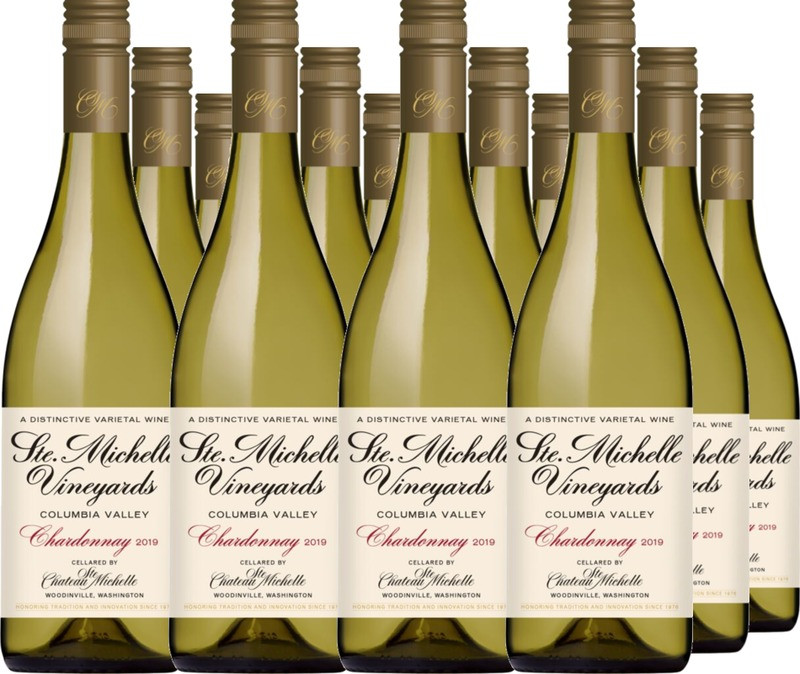 12er Vorteilspaket Chateau Ste. Michelle Columbia Valley Chardonnay Retro
