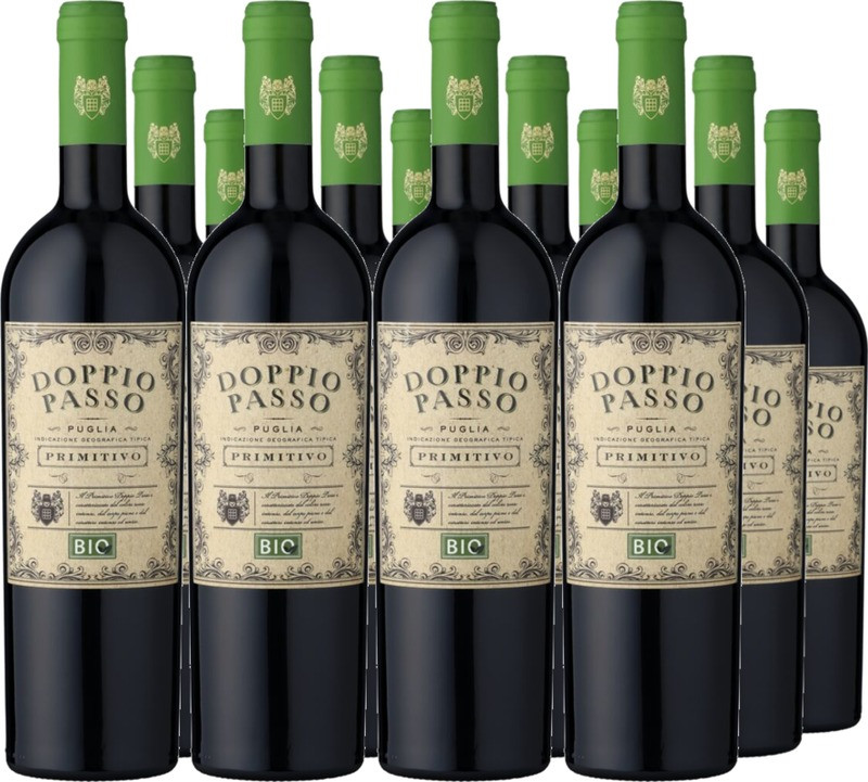 12er Vorteilspaket Doppio Passo Primitivo IGT Puglia