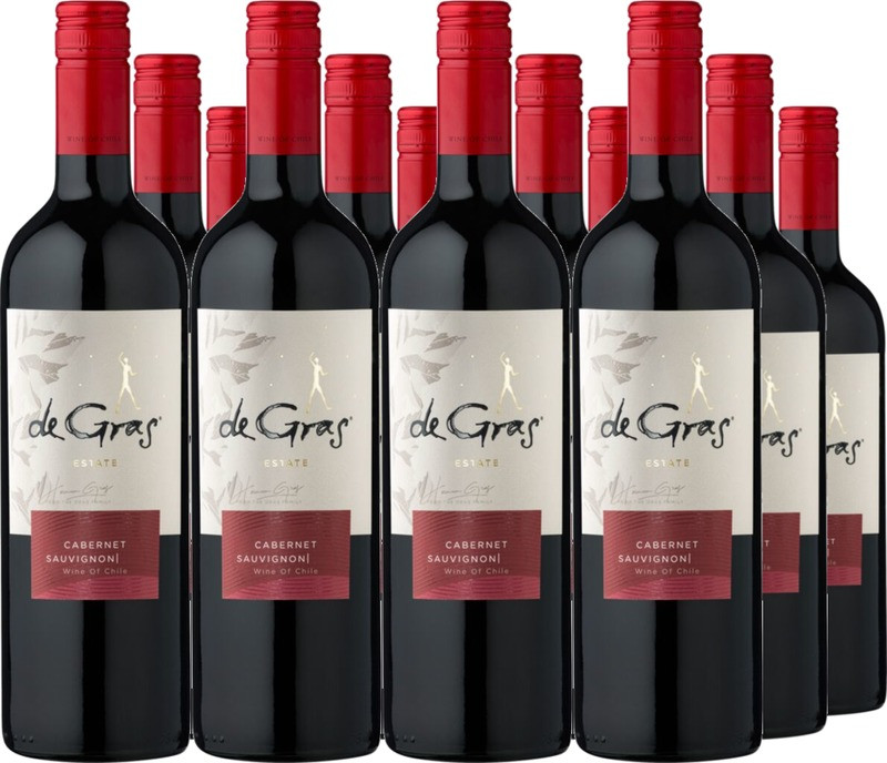 12er Vorteilspaket De Gras Cabernet Sauvignon