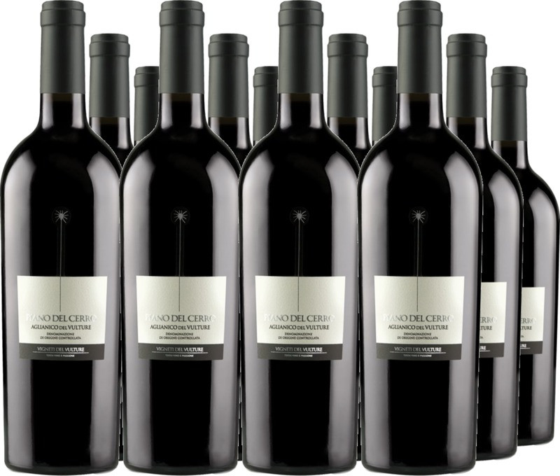 12er Vorteilspaket Piano del Cerro Aglianico del Vulture