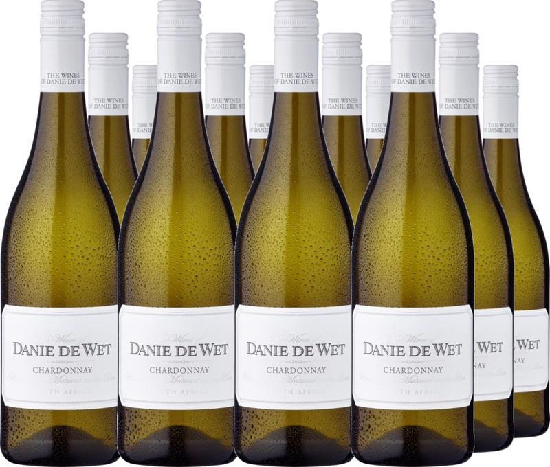12er Vorteilspaket De Wetshof Estate Chardonnay Unwooded - Matured on the Lees W.O. Robertson