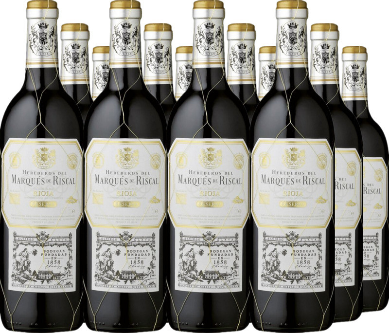 12er Vorteilspaket Marqués de Riscal Reserva Rioja DOCa