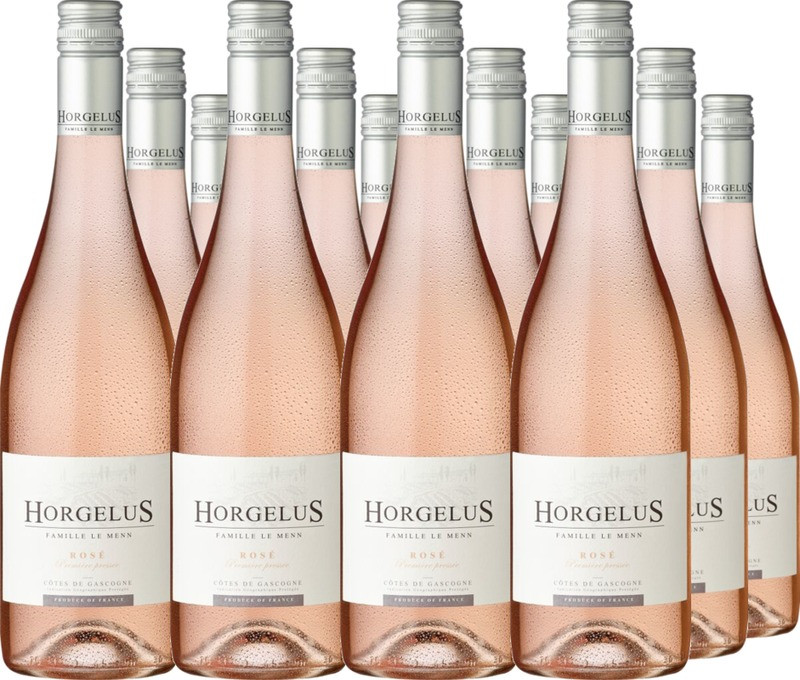 12er Vorteilspaket Horgelus Rosé Côtes de Gascogne I.G.P.