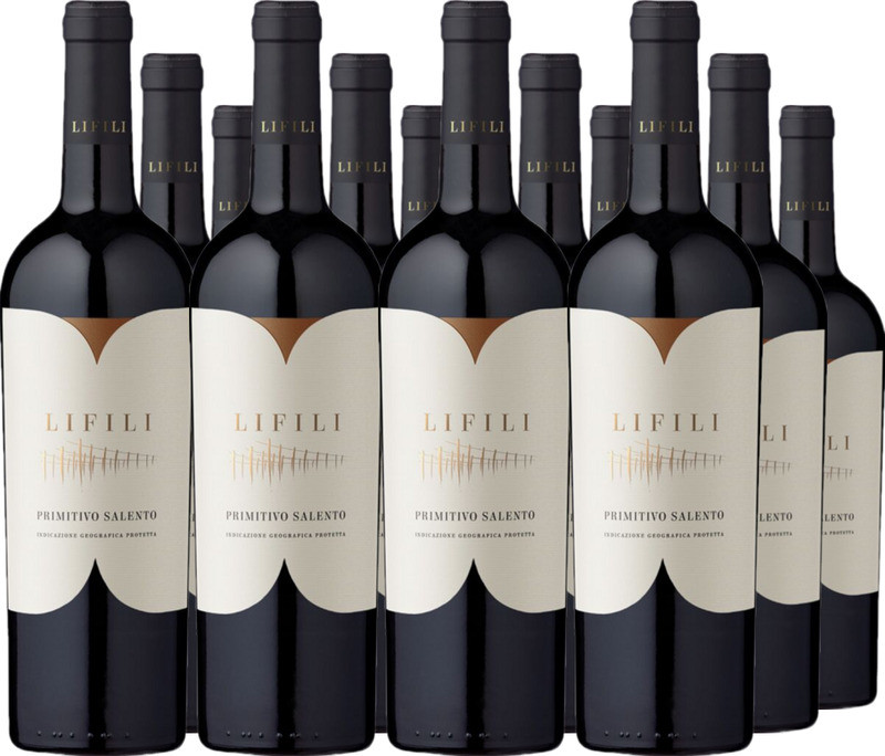12er Vorteilspaket A6mani LIFILI Primitivo Salento IGP