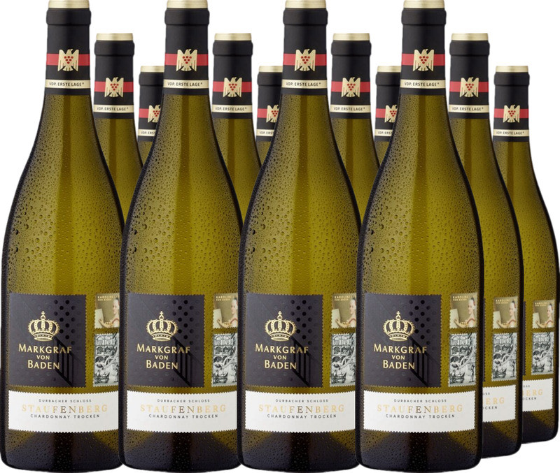 12er Vorteilspaket Durbacher Schloss Staufenberg Chardonnay VDP Erste Lage - trocken