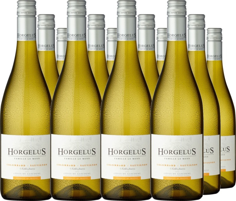 12er Vorteilspaket Horgelus Blanc Côtes de Gascogne IGP
