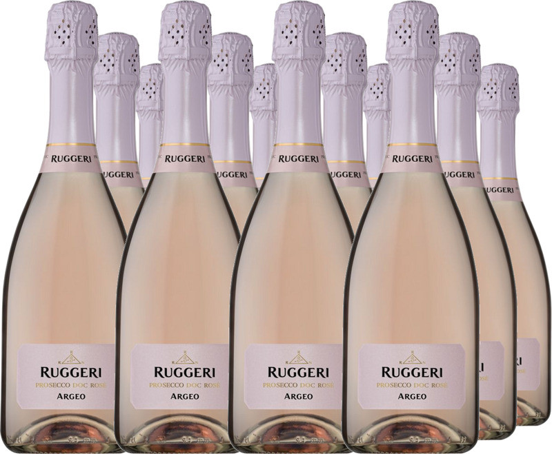 12er Vorteilspaket Argeo Rosé Prosecco DOC Treviso Brut Treviso DOC