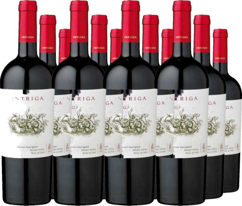 12er Vorteilspaket MontGras 'Intriga' Cabernet Sauvignon Valle del Maipo