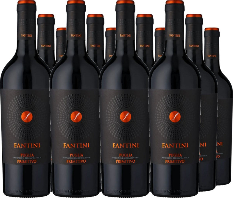 12er Vorteilspaket Fantini Primitivo IGT Puglia