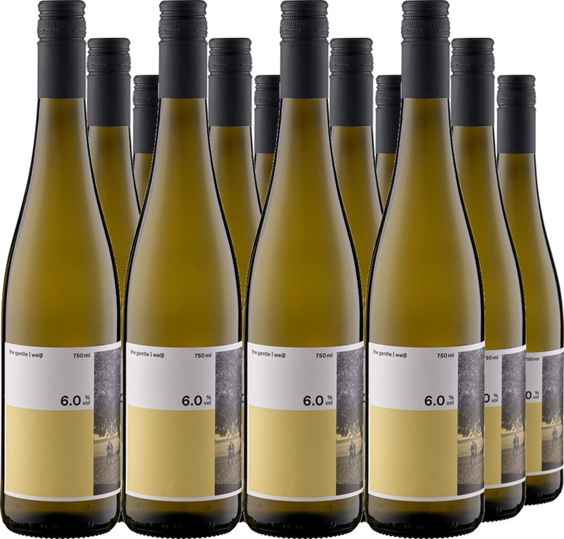 12er Vorteilspaket the gentle - Weiß - 6,0 % alc.
