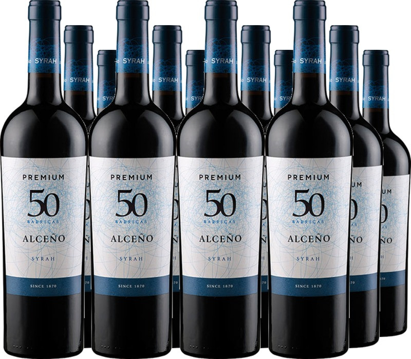 12er Vorteilspaket Alceño Premium 50 Barricas Syrah DO