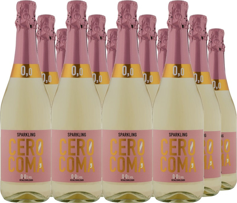 12er Vorteilspaket Cero Coma Sparkling - alkoholfrei
