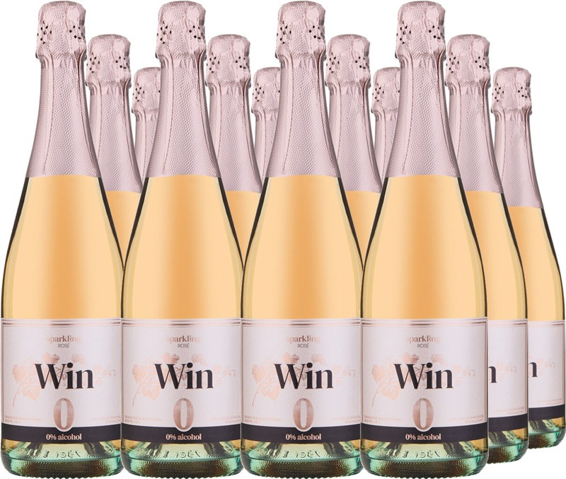 12er Vorteilspaket WIN Sparkling Rosé - alkoholfrei