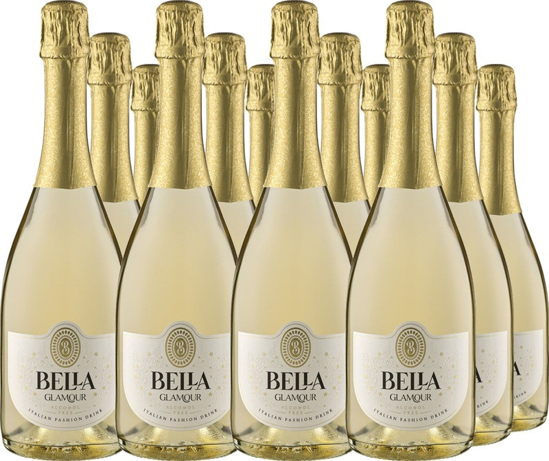 12er Vorteilspaket Bella Glamour Bianco 0,00% - alkoholfrei