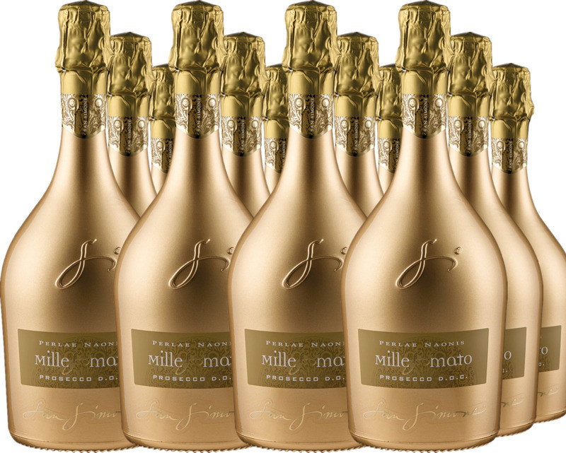 12er Vorteilspaket Millesimato Prosecco Spumante Brut DOC - Gold