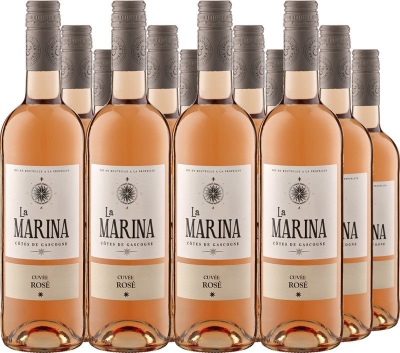 12er Vorteilspaket La Marina - Cuvée Rosé VdP Côtes de Gascogne